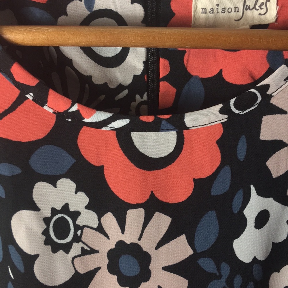 Maison Jules Floral Boho Dress Size Small - Picture 3 of 5